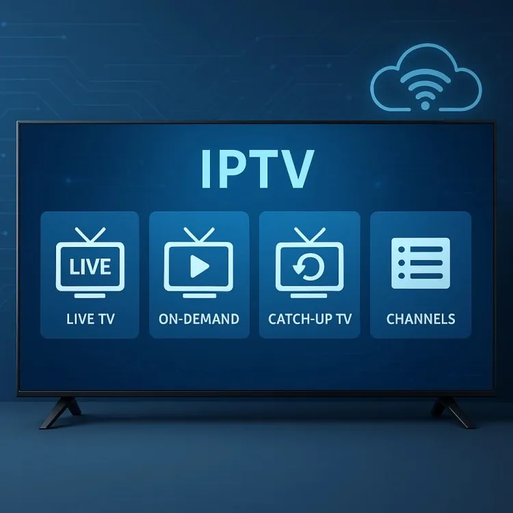 IPTV on a smart TV: live TV, on-demand, catch-up and channels